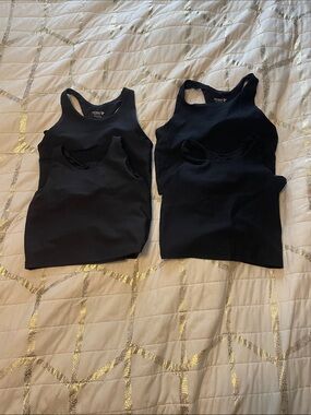 Old Navy Black Girls Tank Tops - Set of 4